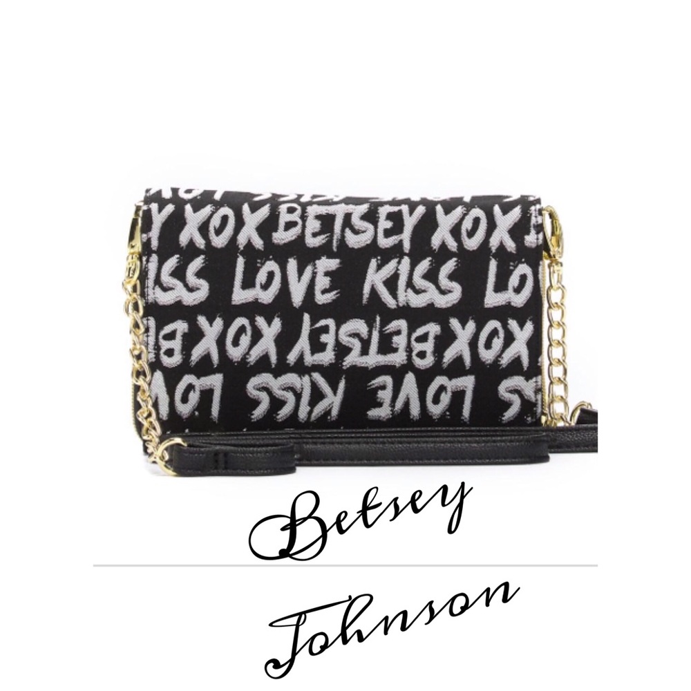 🌺 Betsey Johnson xoxo Crossbody Handbag - Picture 1 of 6
